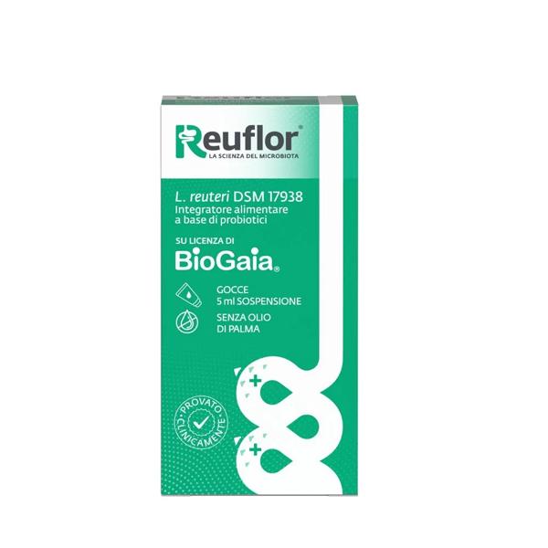 Reuflor Gocce Integratore per l'Equilibrio della Flora Batterica 10 ml