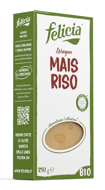 Felicia Lasagne Mais E Riso Pasta Biologica, 250g