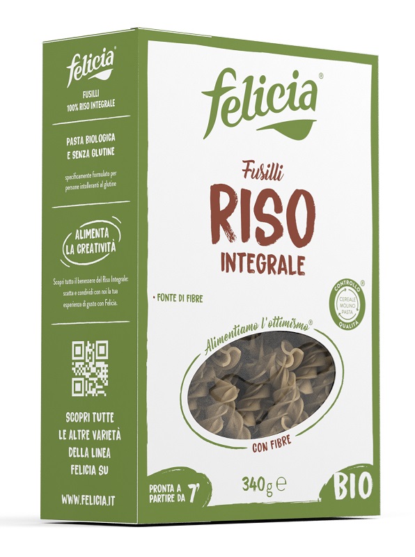 Felicia Bio Riso Integrale Fusilli 340 g