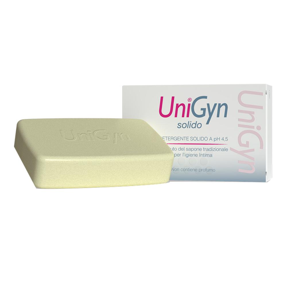 Uniderm UniGyn Sapone Solido a pH 4.5 per l'Igiene Intima, 100g
