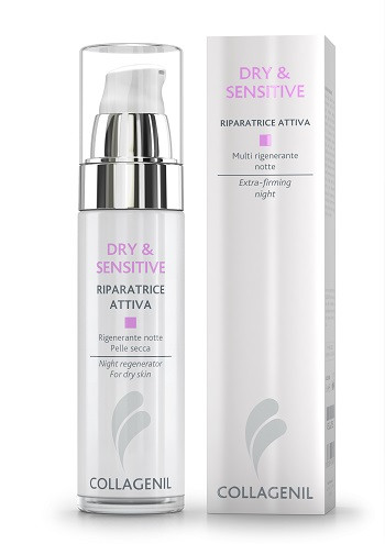 Collagenil Dry & Sensitive Riparatrice Attiva Rigenerante Notte Viso 50 ml