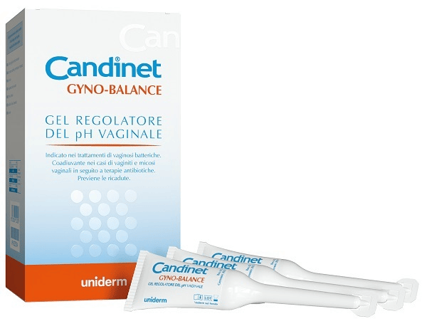 Candinet Gyno-Balance 7 Tubetti Monodose per Ripristinare il pH Vaginale e Riequilibrare la Flora Vaginale
