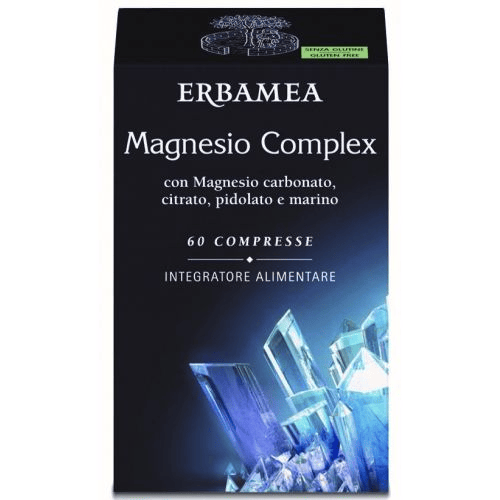 Erbamea Magnesio Complex Integratore per Stanchezza e Affaticamento 60 Compresse