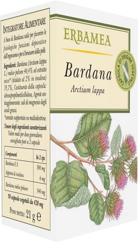 Bardana Integratore Depurativo E Per Il Benessere Della Pelle 50 Capsule Vegetali — confronto prezzi