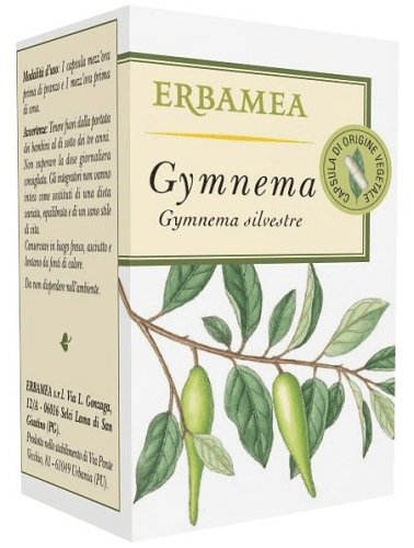 Erbamea Gymnema Integratore per Metabolismo Carboidrati 50 Capsule Vegetali