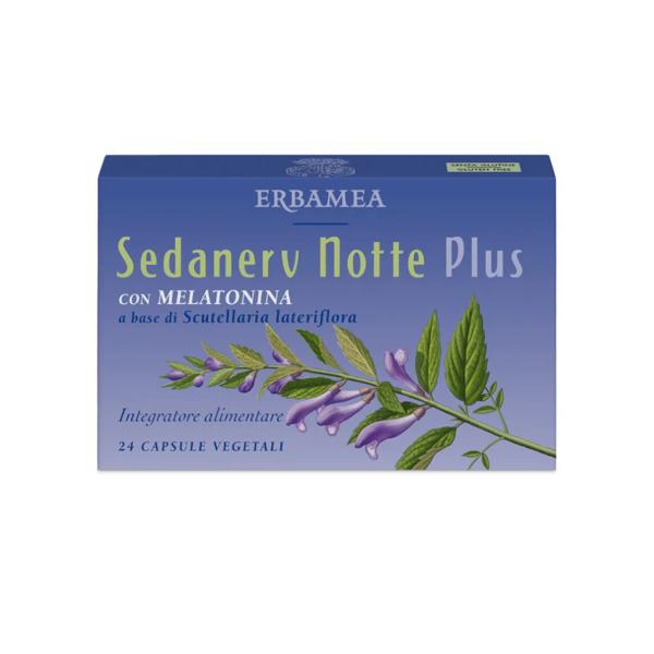 ErbaMea Sedanerv Notte Plus Integratore Sonno e Rilassamento 24 Capsule