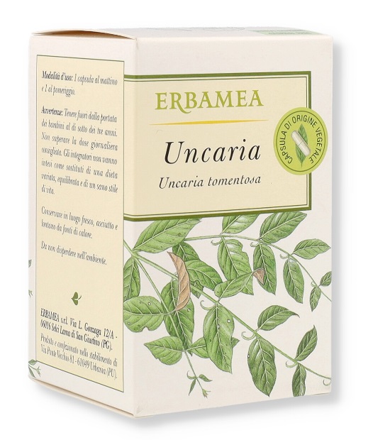 Uncaria 50cps Veg - Integratore Naturale a Base di Uncaria Tomentosa - 50 Capsule Vegetali - Salute e Benessere