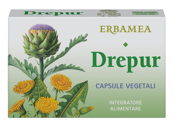 Erbamea Drepur - Integratore alimentare depurativo e digestivo, 24 capsule vegetali