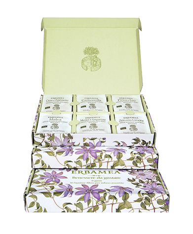 Erbamea Benessere da Gustare Cofanetto Regalo con Infusi, 36 bustine
