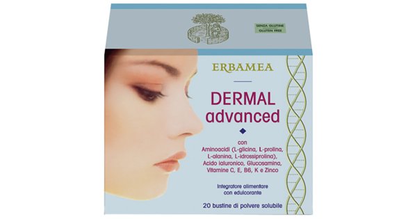 Erbamea Dermal Advanced - Integratore alimentare per la pelle e le articolazioni, 20 bustine — confronto prezzi