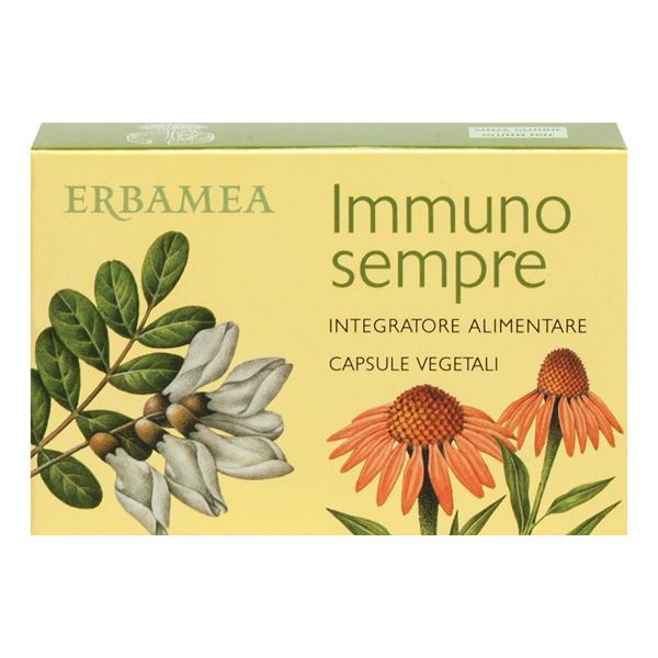 Erbamea Immunosempre Integratore Difese Immunitarie 30 Capsule Vegetali