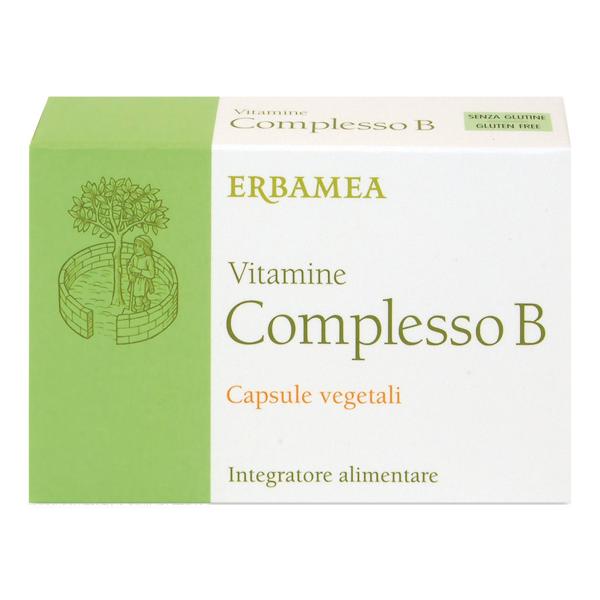 Erbamea Vitamine Complesso B Integratore Multivitaminico 24 Capsule Vegetali