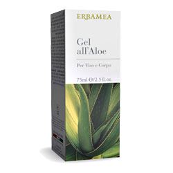 Erbamea Gel All’aloe Vera Biologica Lenitivo E Rinfrescante Per Viso E Corpo 75ml