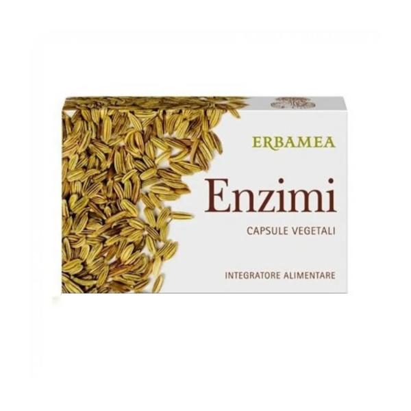 Erbamea Enzimi Integratore Alimentare Digestiva 24 Capsule Vegetali
