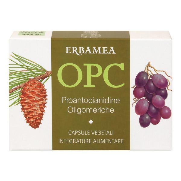 Erbamea OPC Integratore Antiossidante 24 Capsule Vegetali