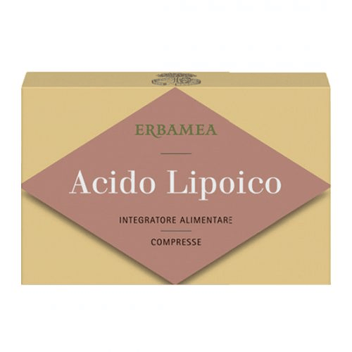 Acido Lipoico Erbamea Integratore Alimentare per Benessere e Difese Immunitarie 24 Compresse