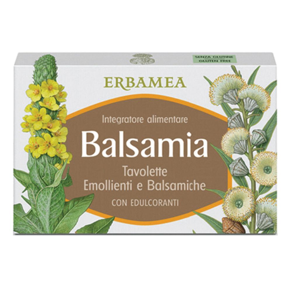Erbamea Balsamia Tavolette Emollienti e Balsamiche per la gola, 20 tavolette
