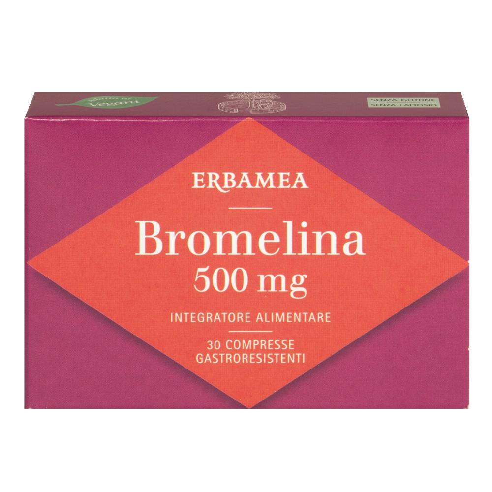 Bromelina 500mg Integratore Per Il Microcircolo E Il Drenaggio Dei Liquidi Corporei 30 Compresse — confronto prezzi