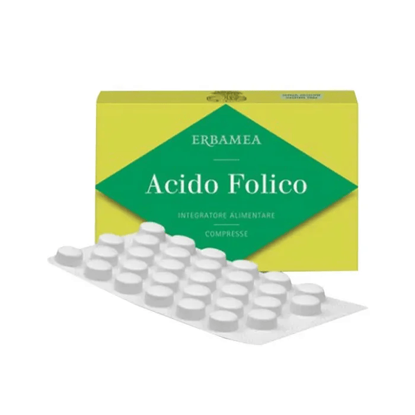 Erbamea Acido Folico Integratore Gravidanza Vitamina B9 90 Compresse