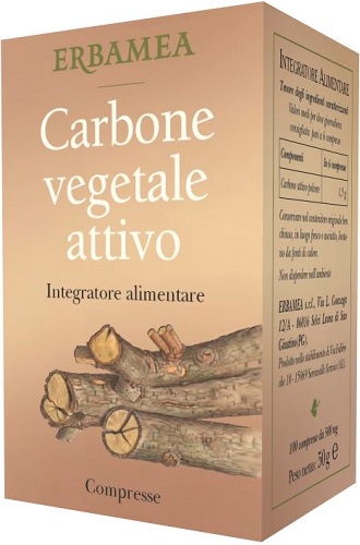 Carbone Vegetale Attivo Integratore Per Il Benessere Intestinale 100 Capsule