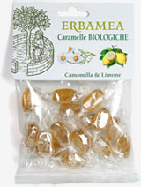 Caramella biologica camomilla limone