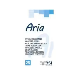 Strisce misurazione glicemia strumento aria 25 pezzi