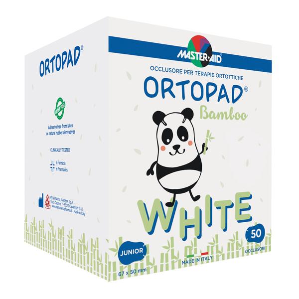 Master-Aid Ortopad White Occlusore Per Terapie Ortottiche Bambini Taglia Junior 50 Pezzi