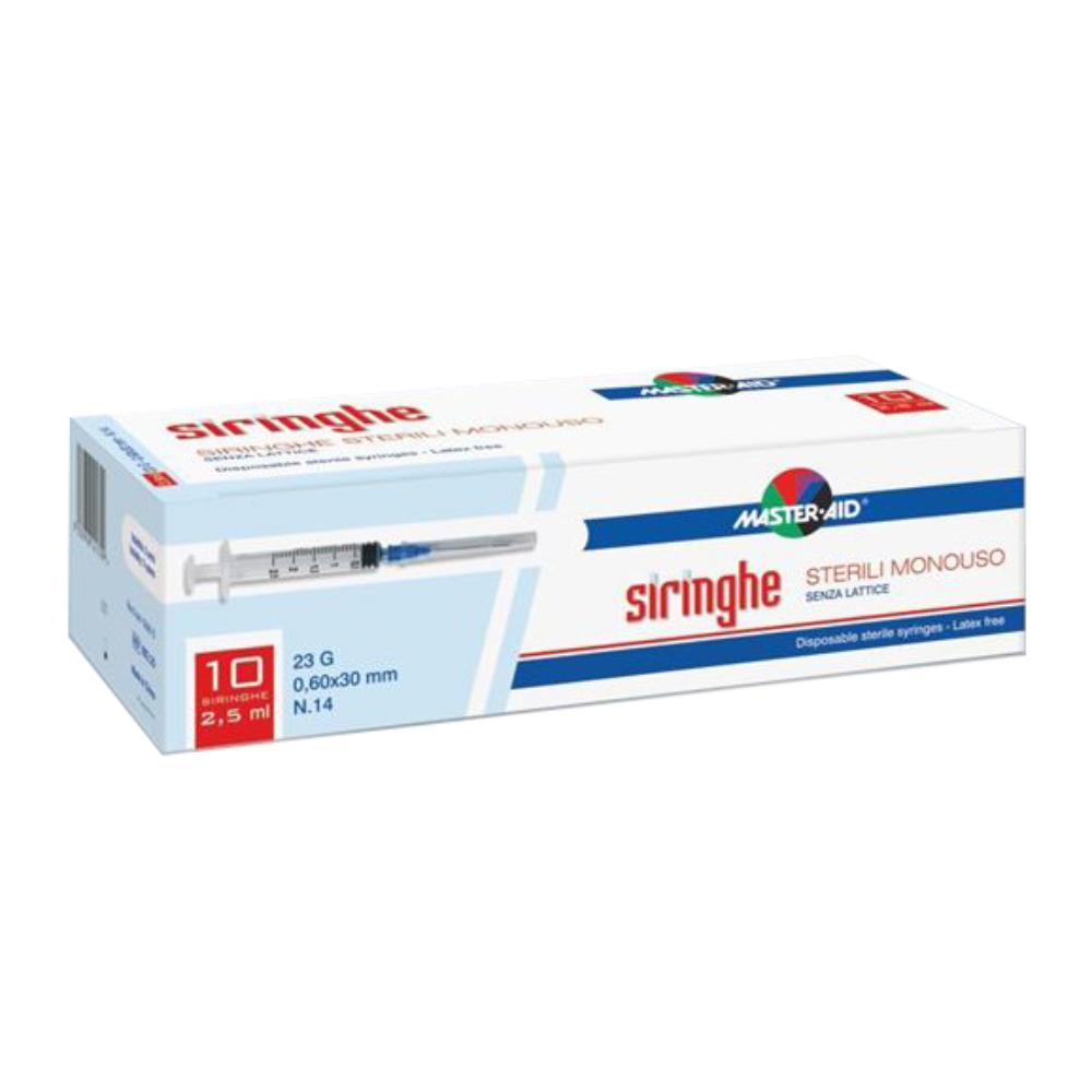Master Aid® Siringhe Sterili Monouso 2,5 ml 10 pz