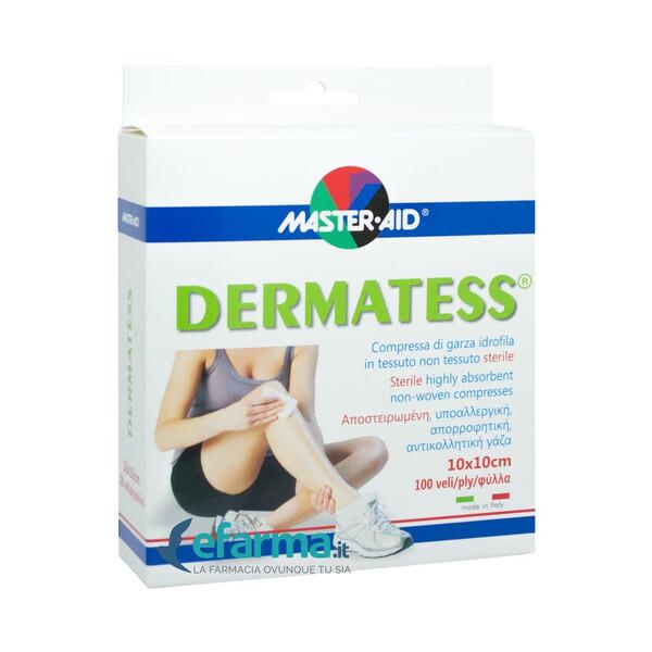 Dermatess Garza Tessuto Non Tessuto 10X10 100 Pezzi