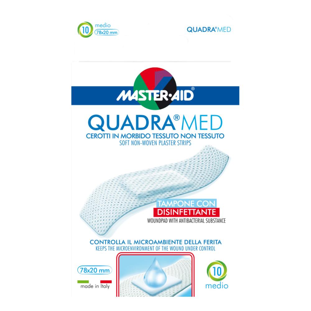 Cerotto master-aid quadra dermoattivo medio 20 pezzi