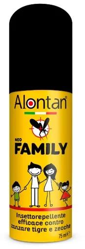 Alontan Neo Family Spray Repellente Contro Zecche E Zanzare Tigre 75 ml