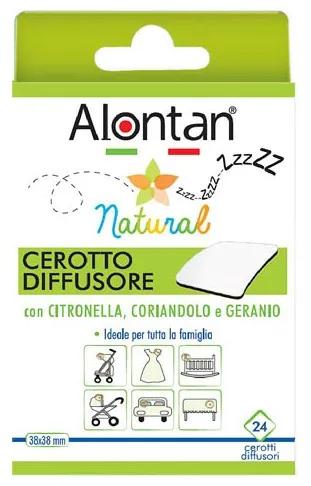 Alontan Natural Cerotto Diffusore Anti Zanzare 24 Pezzi