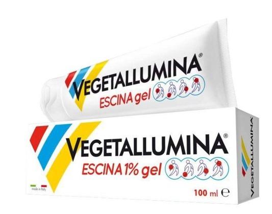 Vegetallumina Gel Escina 1% Circolazione Gambe 100ml