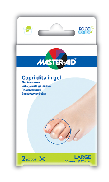 Master-Aid Copri Dita in Gel Misura Large, 2 Pezzi