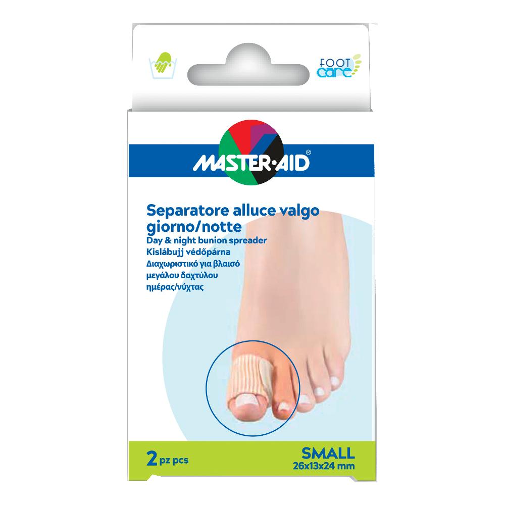 Separatore dita in gel master-aid per alluce s 2 pezzi — confronto prezzi