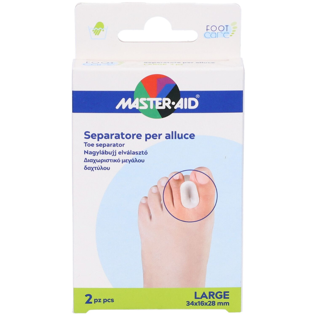 Separatore Dita In Gel Master-Aid Footcare Per Alluce Large 2 Pezzi D2 St