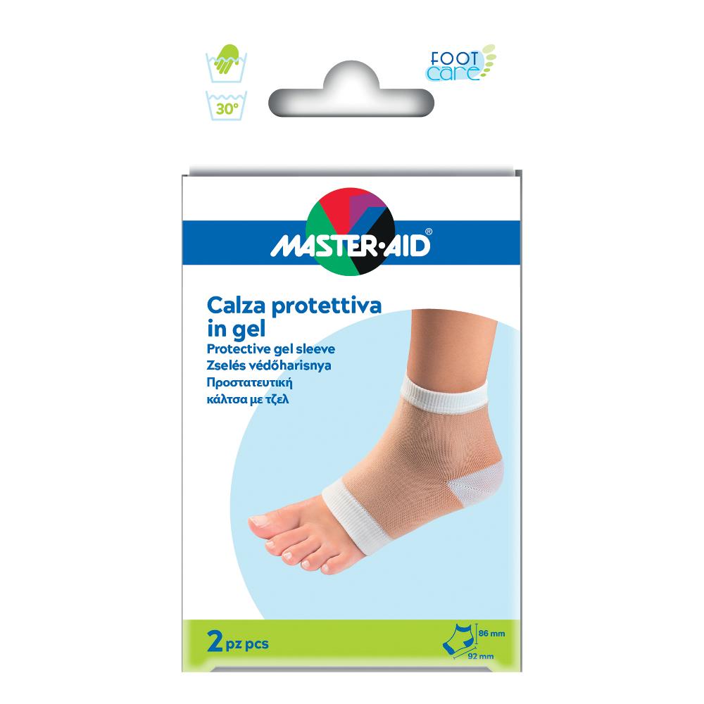 Calza master-aid con protezione idratante in gel 2 pezzi