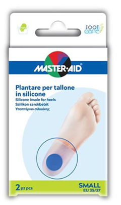 Master Aid Foot Care Plantare Per Tallone In Silicone Taglia S 2 Pezzi