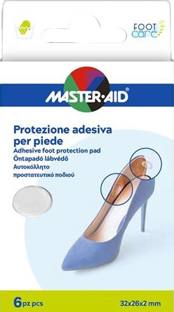 Protezione Adesiva Master-Aid Footcare Trasparente Mix 6 Pezzi A5 St
