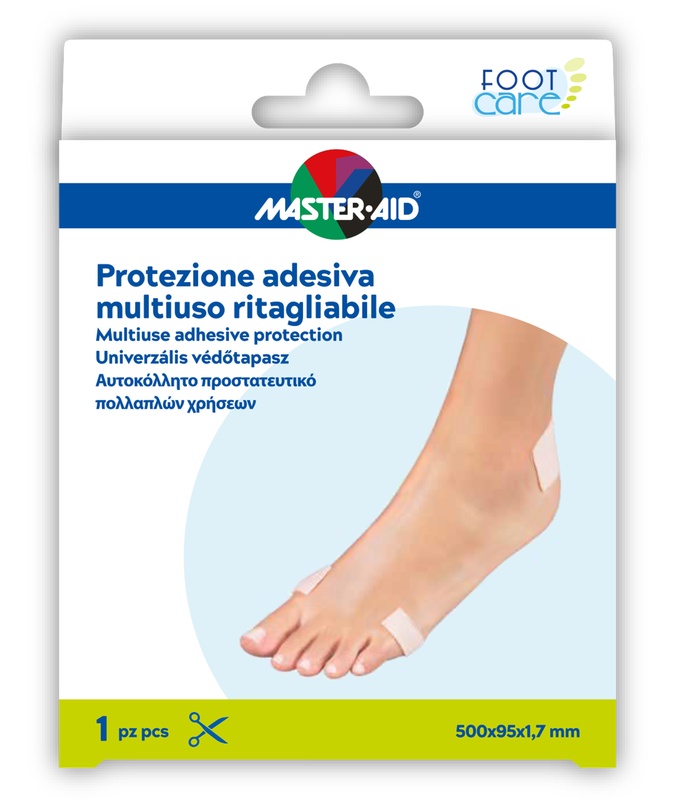 Protezione Adesiva Multiuso Master-Aid Footcare Ritagliabile 50X9,5 Cm A6 1 St