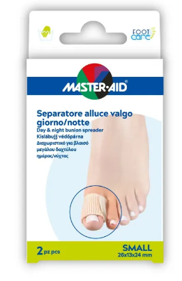 Divaricatore alluce giorno/notte master-aid footcare small 2 pezzi d11