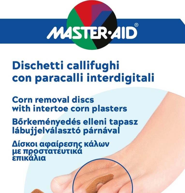 Footcare dischetto callifugo 6 pezzi + paracalli 6 pezzi