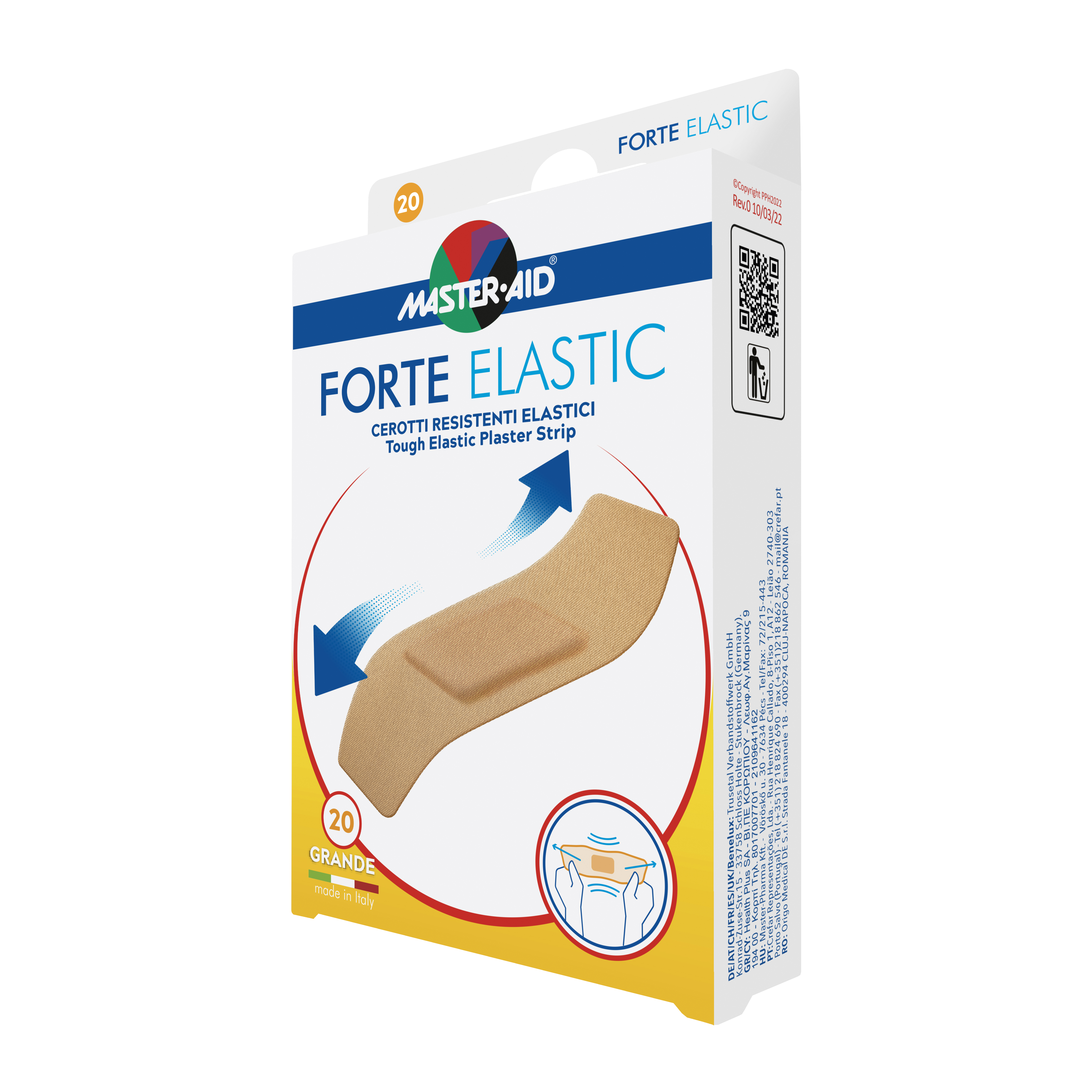 Master-aid cerotto forte elastic grande 20 pezzi — confronto prezzi