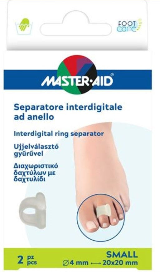 Footcare separatore dita anello large 2 pezzi — confronto prezzi