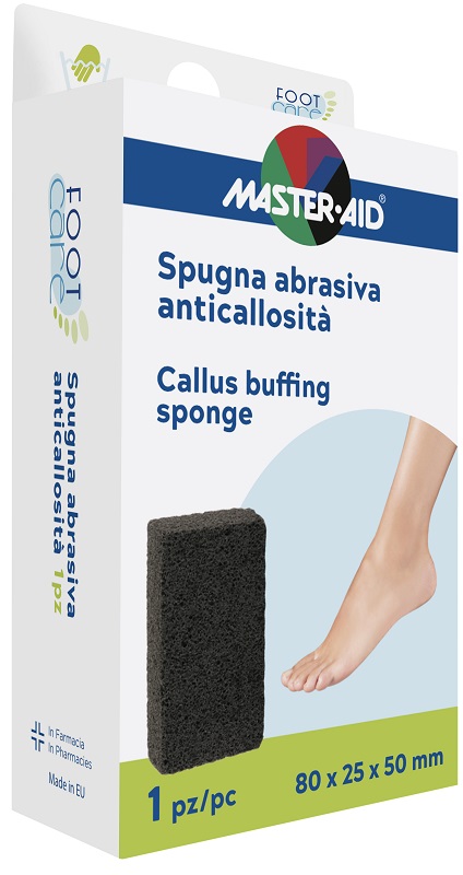 Master-Aid Footcare - Spugna Abrasiva Anti-Callosità, 1 pezzo