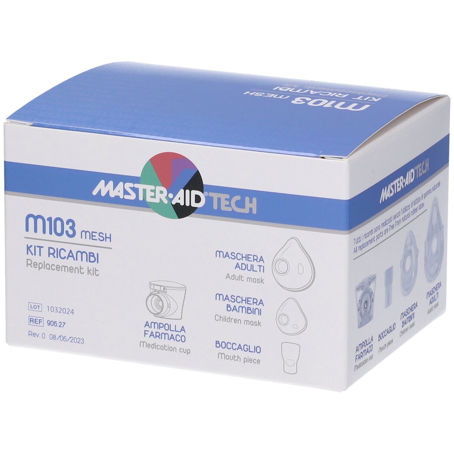 Master-Aid Kit Ricambi M103 Mesh | Accessori Nebulizzatore | 4 Pezzi — confronto prezzi