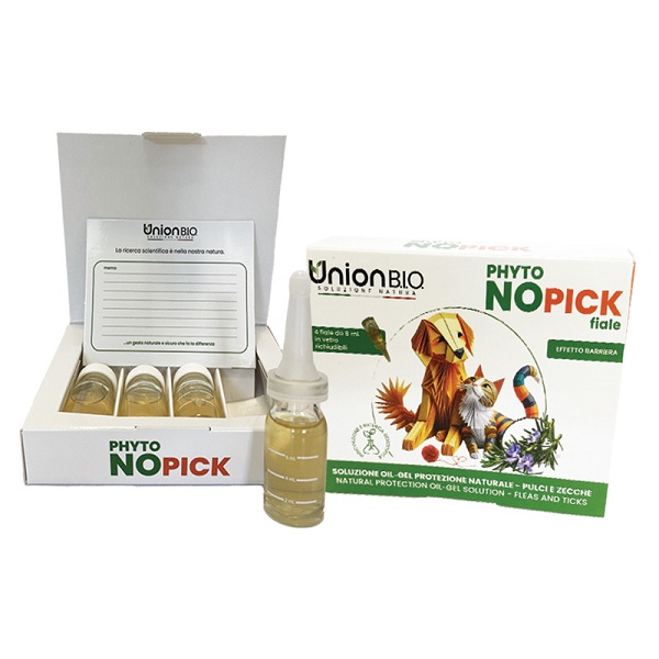 Union Bio Phytonopick Pulci E Zecche 4 Fiale Da 8 Ml
