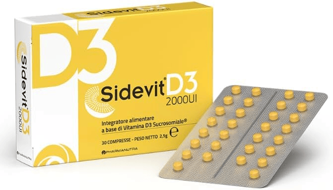 Sidevit D3 2000UI Integratore Vitamina D 30 Compresse