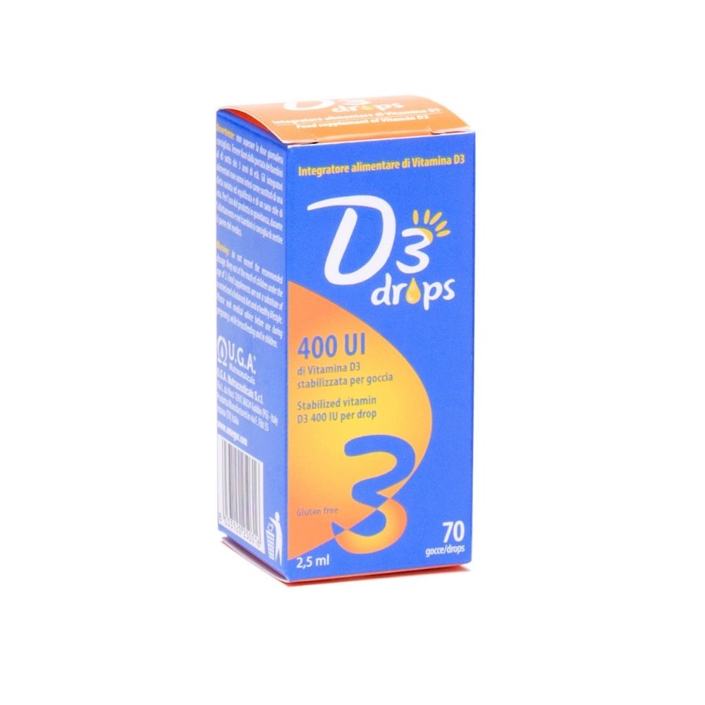D3 DROPS 400 UI 2,5ML — confronto prezzi