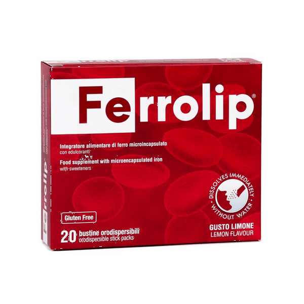 Ferrolip Integratore Di Ferro 20 Bustine Orosolubili